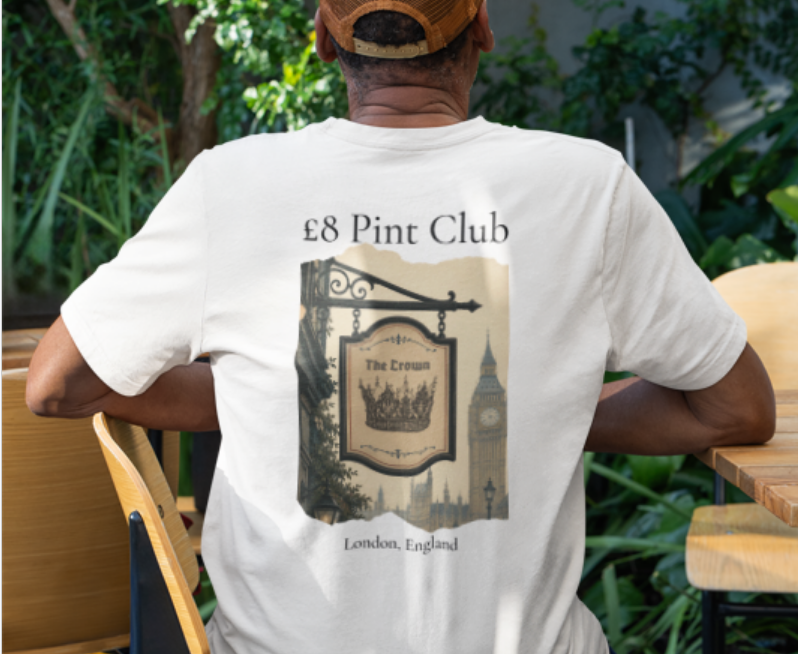 £8 Pint Club Graphic T-shirt